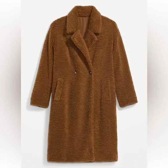 Cozy Brown Sherpa Teddy Coat - Picture 8 of 11